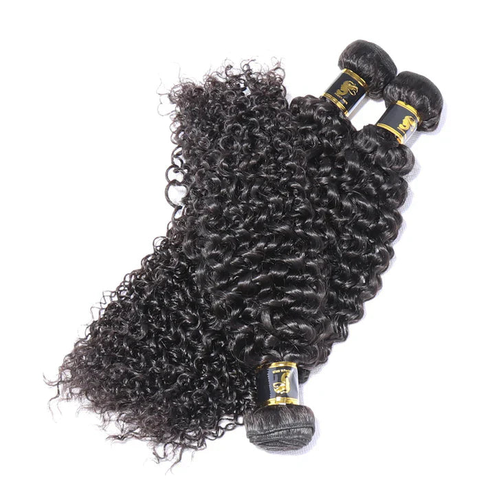 Brazilian Hair Kinky Curly Hair Bundles 100% Human Hair Weaves Natural Black Human Hair Extensions