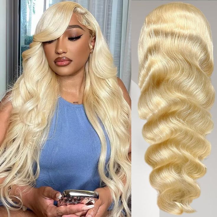 613 Bundles 100% Brazilian Straight Blonde Human Hair Bundles 10A Virgin Blonde Hair Weave